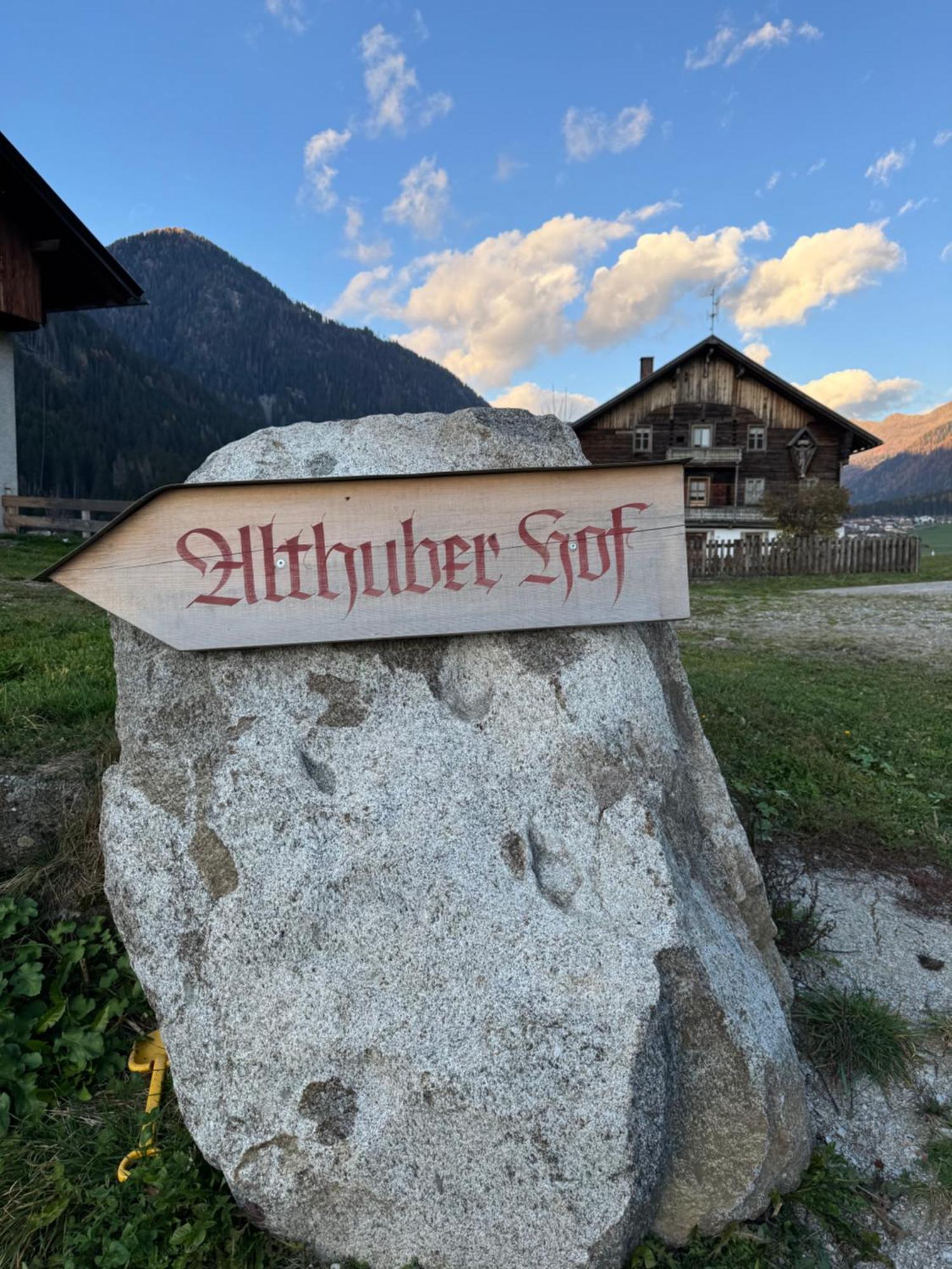 Apartmán Althuberhof Planca di Sopra Exteriér fotografie